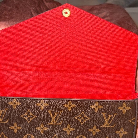 Designer inspired Brown Monogram Crossbody Bag - Picture 7 of 11